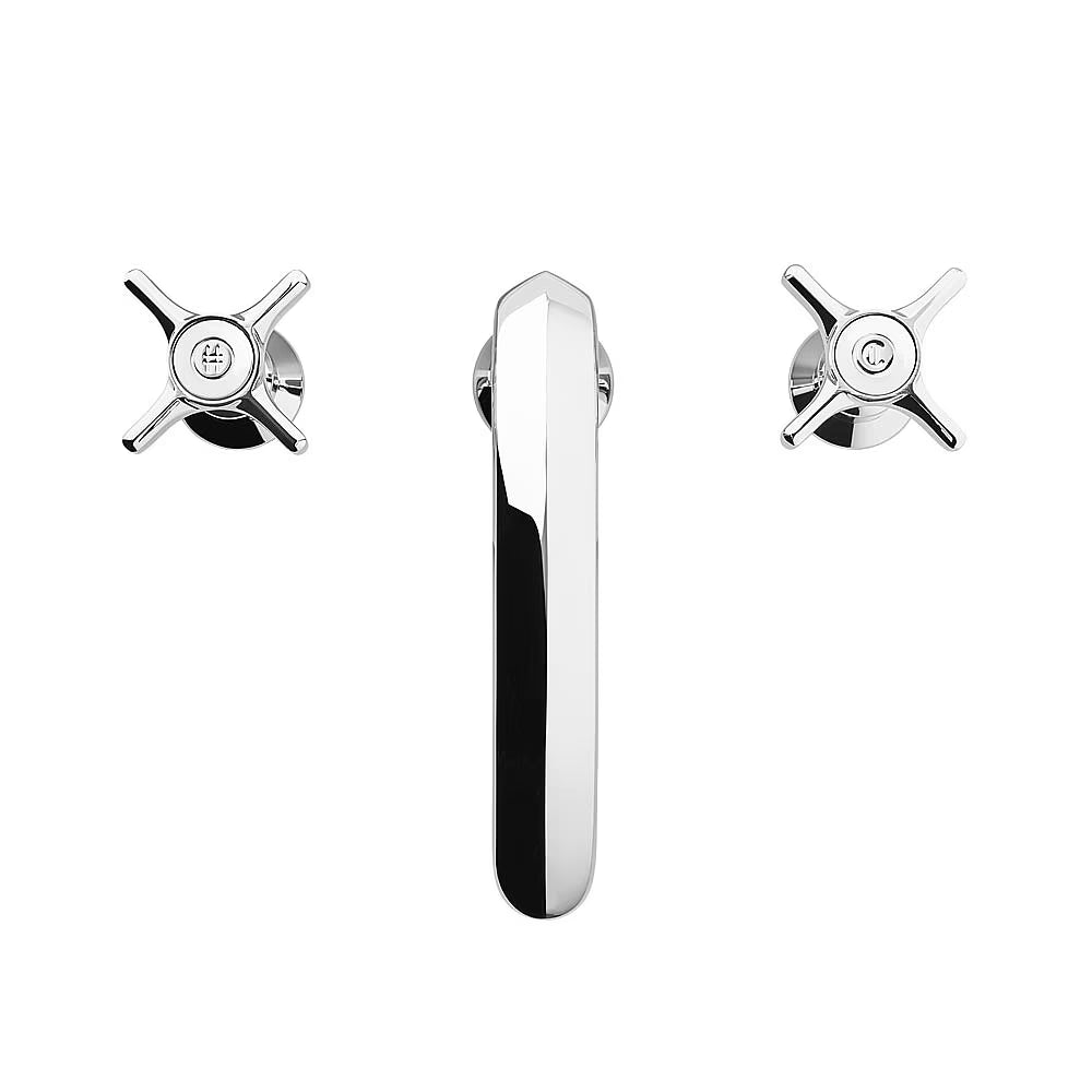 C.P. Hart Epoch 3-Piece Basin Mixer 147mm Swivel Spout without Waste