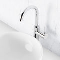 C.P. Hart Spillo Tall High Spout Single Lever Basin Mixer with Click Waste
