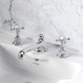 C.P. Hart Epoch Wall-Mounted 3-Piece Basin Mixer 185-215mm without Waste