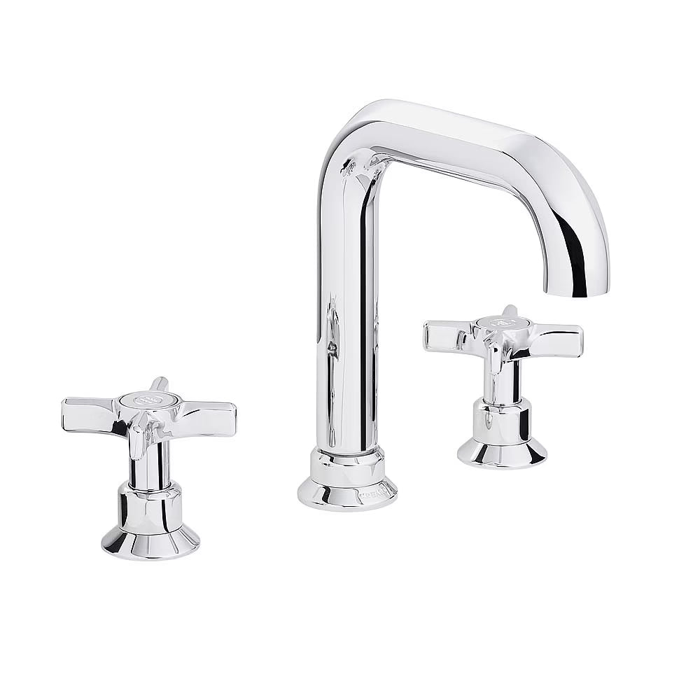 C.P. Hart Epoch 3-Piece Basin Mixer 147mm Swivel Spout without Waste