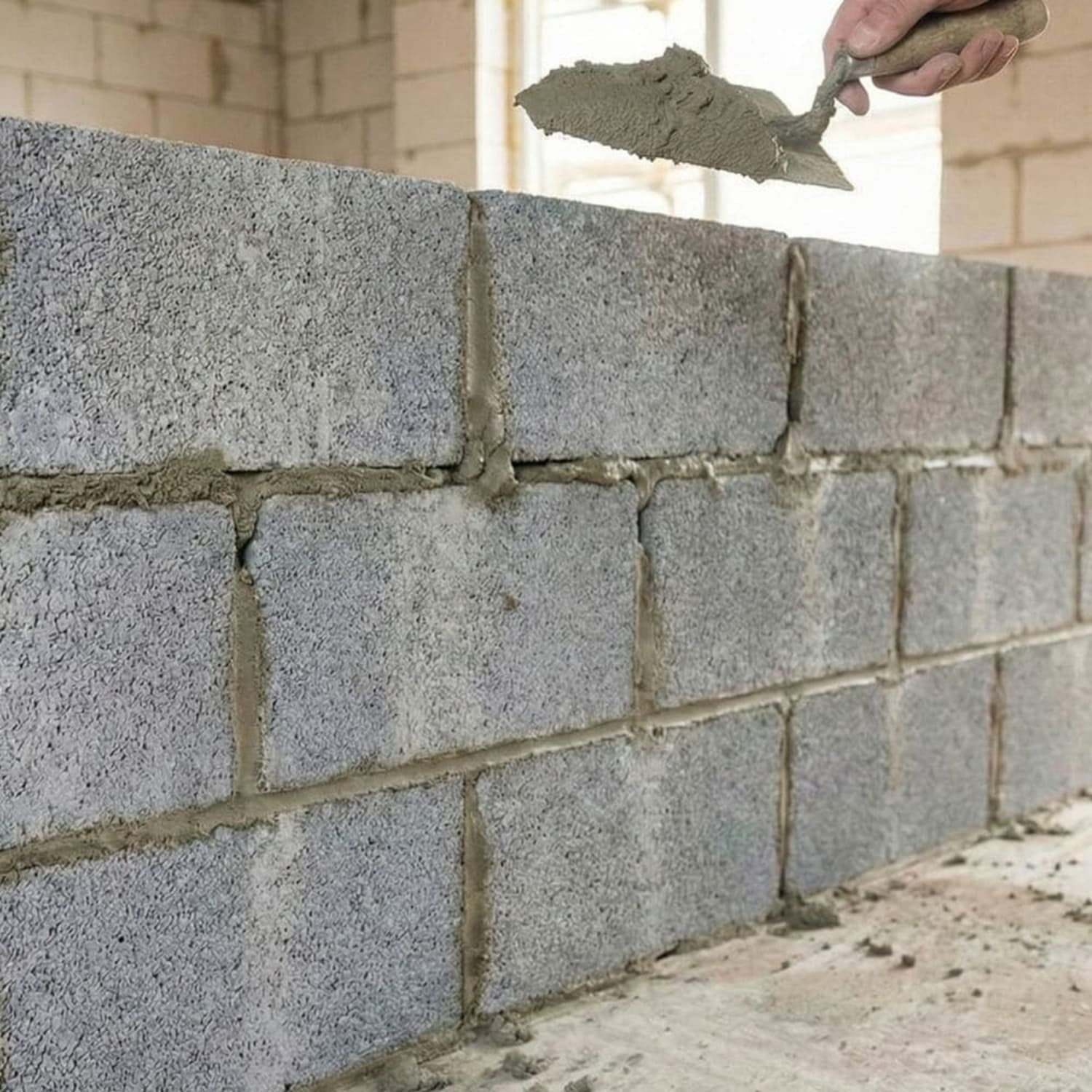 100mm Solid Dense 7.3N Concrete Block - Pack of 72