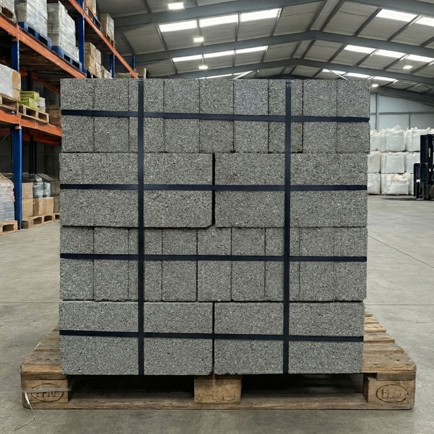 100mm Solid Dense 7.3N Concrete Block - Pack of 72